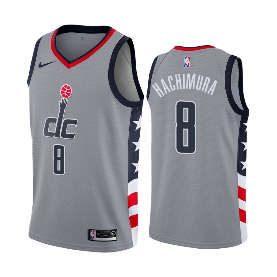 Rui Hachimura Washington Wizards Gray City Edition Jersey