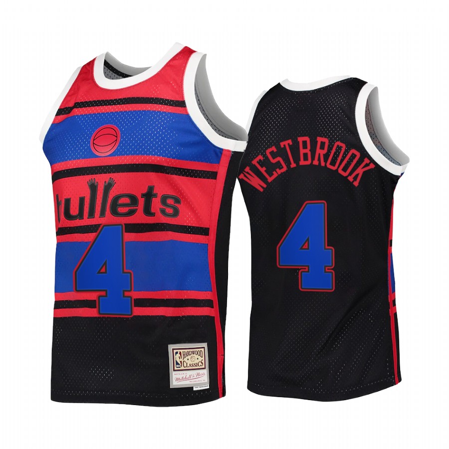 Russell Westbrook 4 Washington Wizards Reload 2.0 Black Jersey HWC Swingman