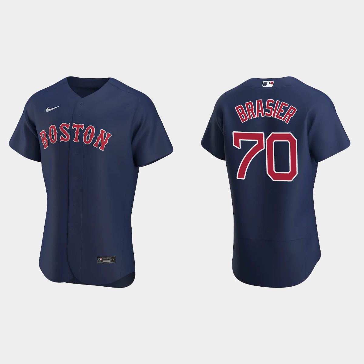 Ryan Brasier Boston Red Sox Alternate Jersey - Navy