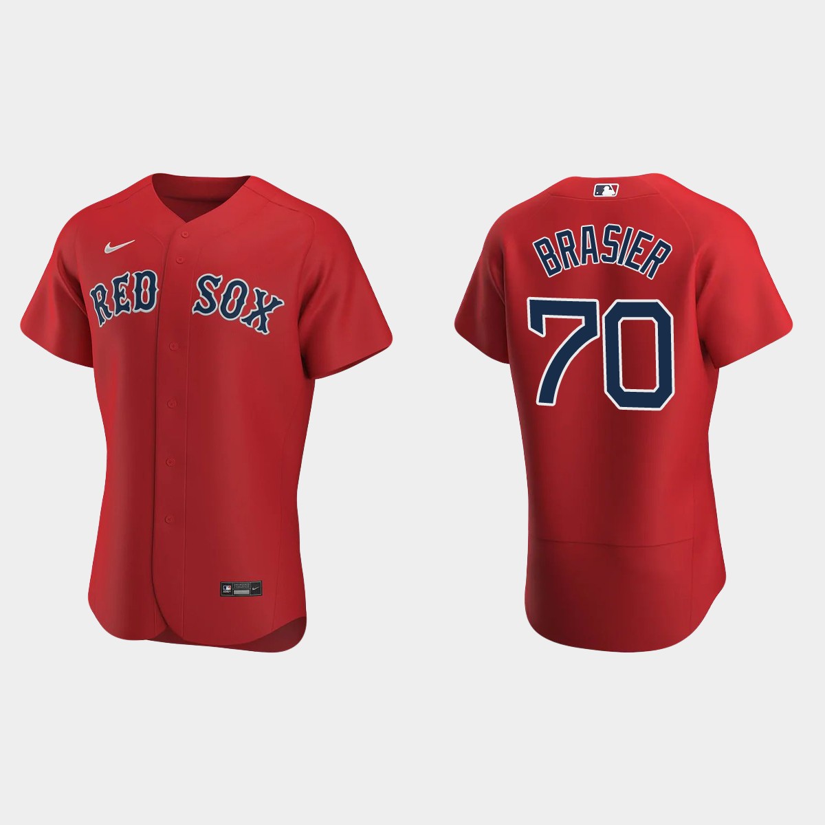 Ryan Brasier Boston Red Sox Alternate Jersey - Red