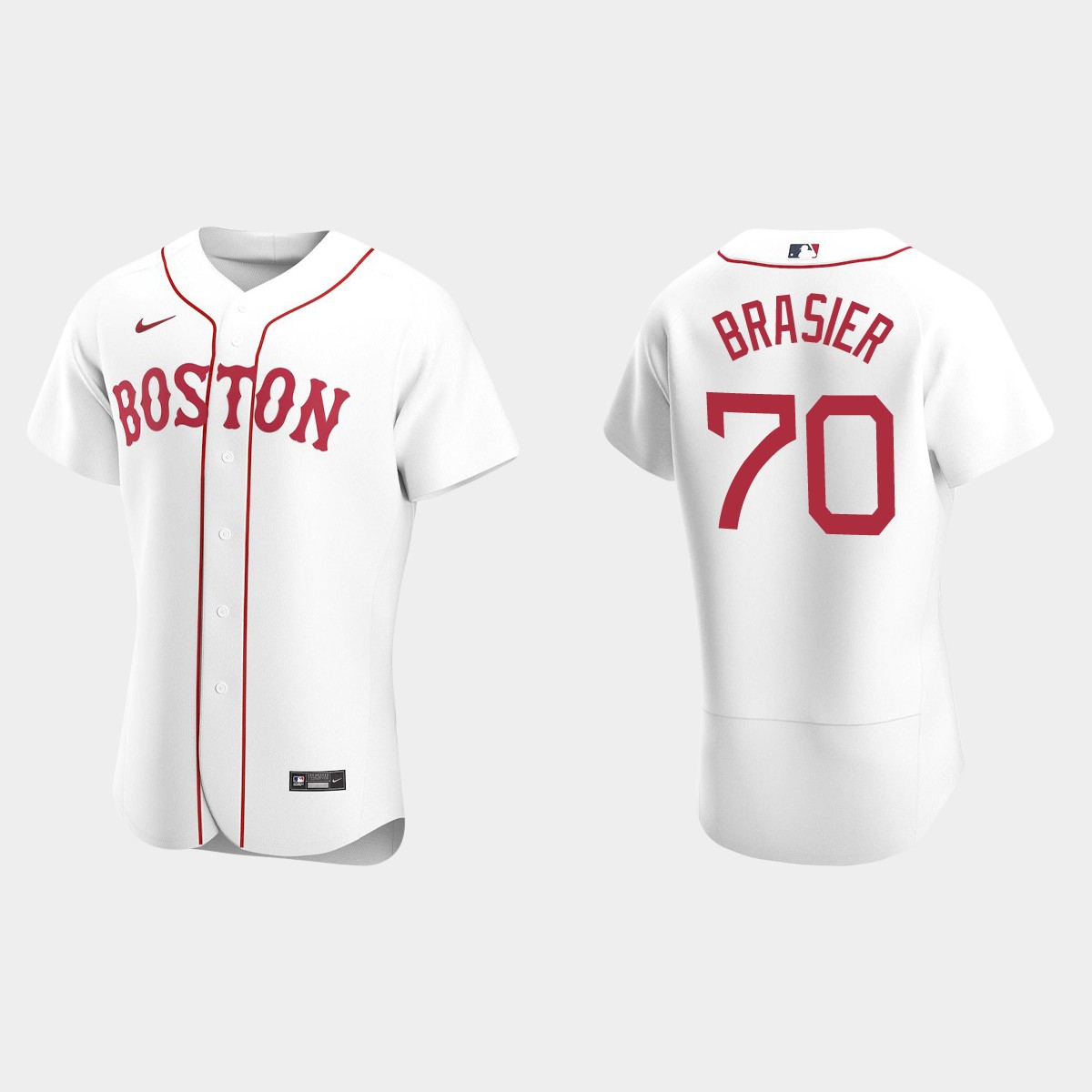 Ryan Brasier Boston Red Sox Alternate Jersey - White