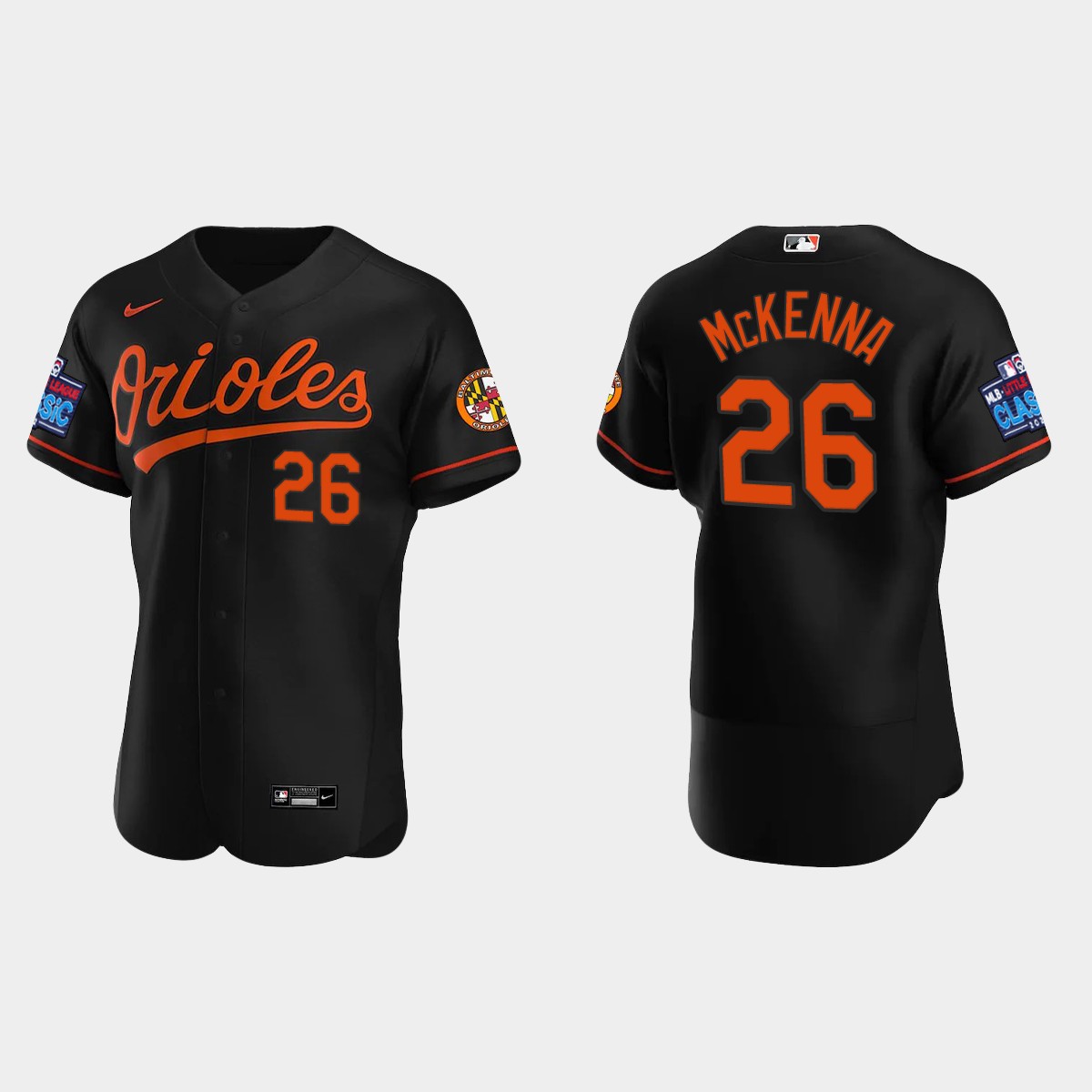 Ryan McKenna Baltimore Orioles Little League Classic Jersey - Black