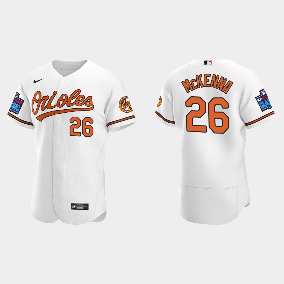Ryan McKenna Baltimore Orioles Little League Classic Jersey - White