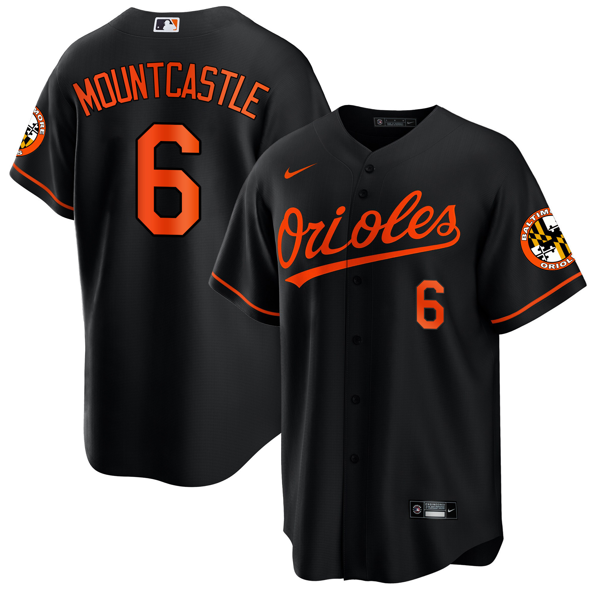 Ryan Mountcastle Men’s Baltimore Orioles Special Gold Cool Black Jersey - All Stitched