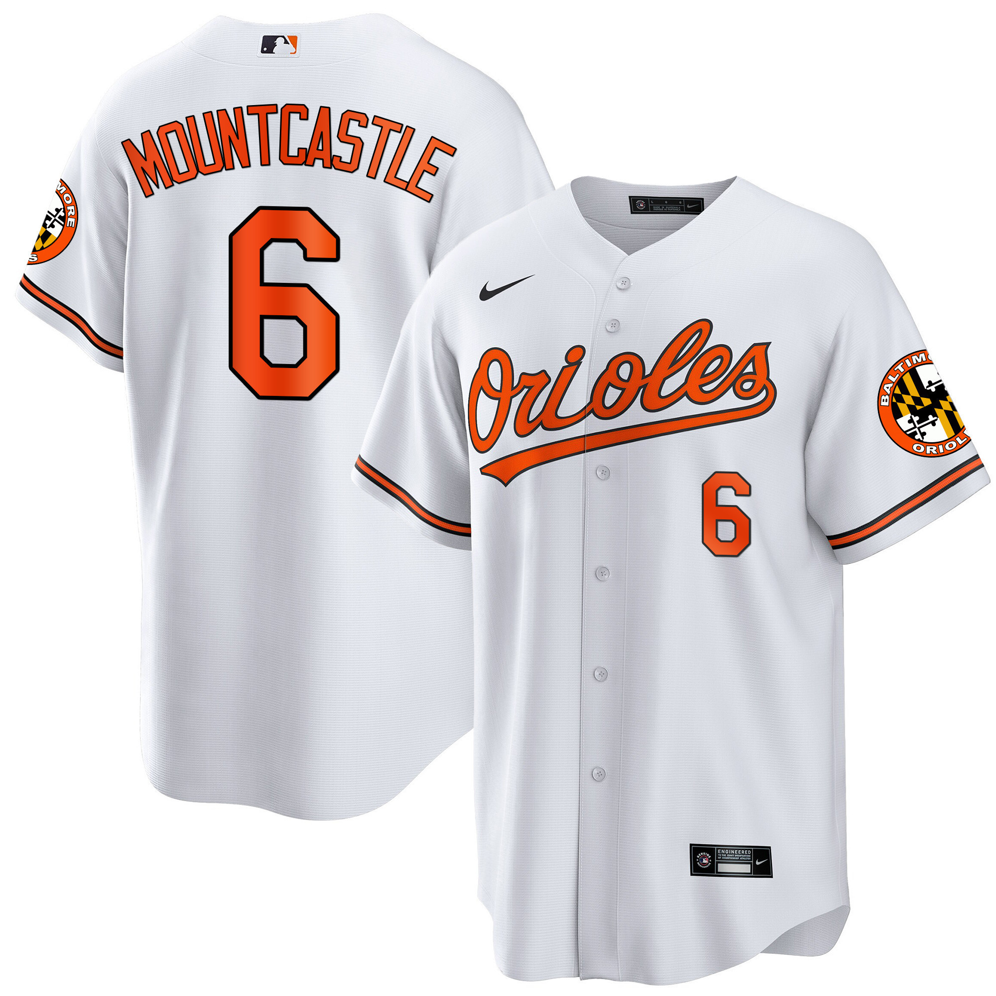 Ryan Mountcastle Men’s Baltimore Orioles Special Gold Cool White Jersey - All Stitched