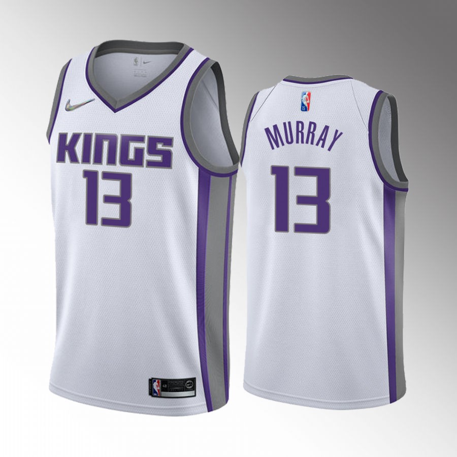 Sacramento Kings Keegan Murray Draft Iowa Hawkeyes White #13 Jersey Association Edition