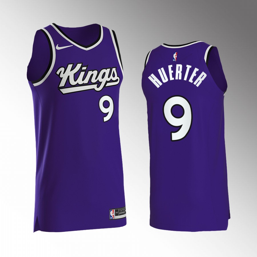 Sacramento Kings Kevin Huerter Icon Edition Purple #9 Jersey Swingman