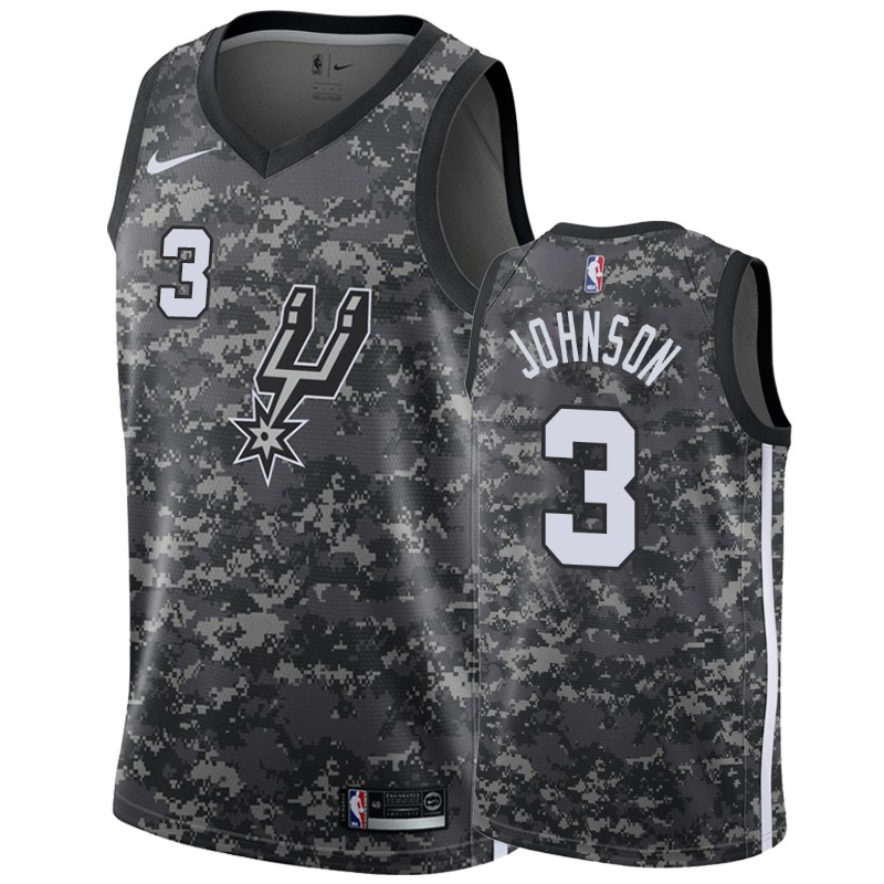 San Antonio Spurs Keldon Johnson #3 City Men's Jersey