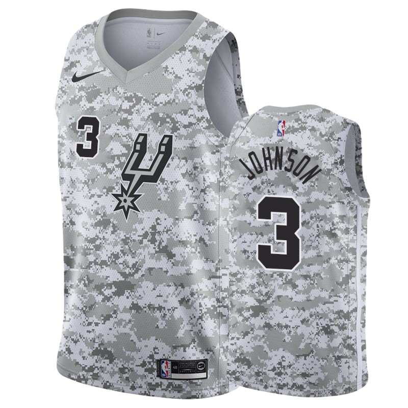 San Antonio Spurs Keldon Johnson #3 Earned Men's Jersey