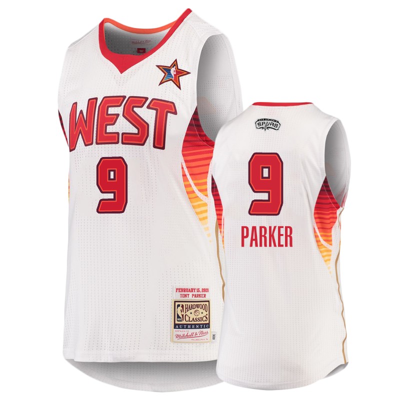 San Antonio Spurs Tony Parker White 2009 All-Star Jersey