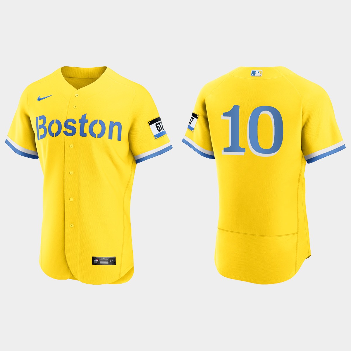 Scott Hatteberg Boston Red Sox City Connect Jersey - Gold Light Blue
