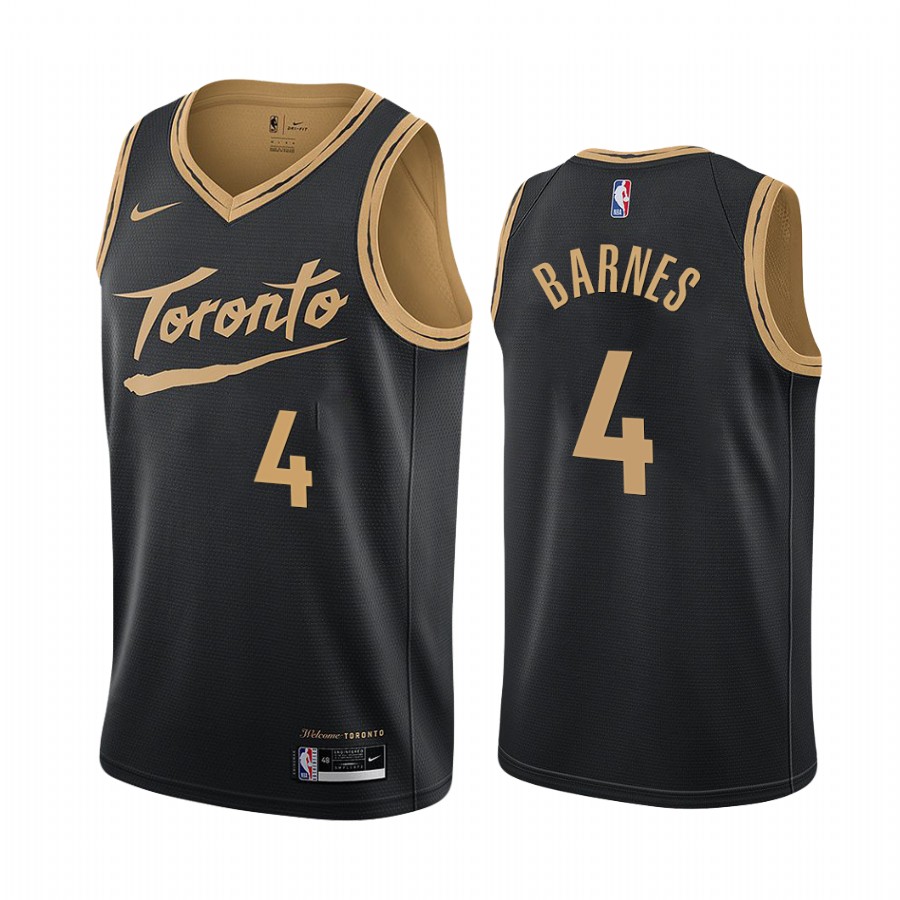 Scottie Barnes Draft Toronto Raptors City Edition Jersey Black