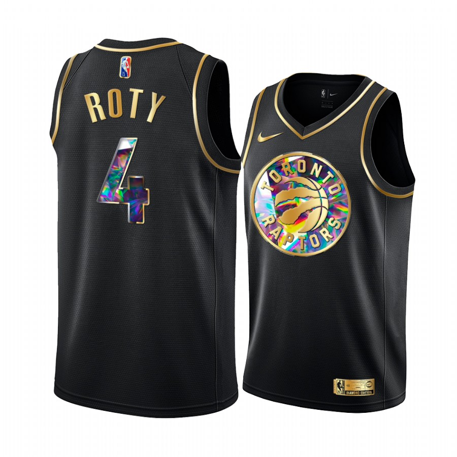 Scottie Barnes ROTY Toronto Raptors #4 Black Jersey Diamond Limited
