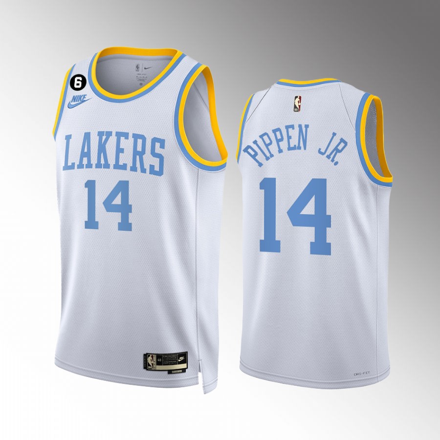 Scottie Pippen Jr. Los Angeles Lakers White #1 Classic Edition Jersey Swingman