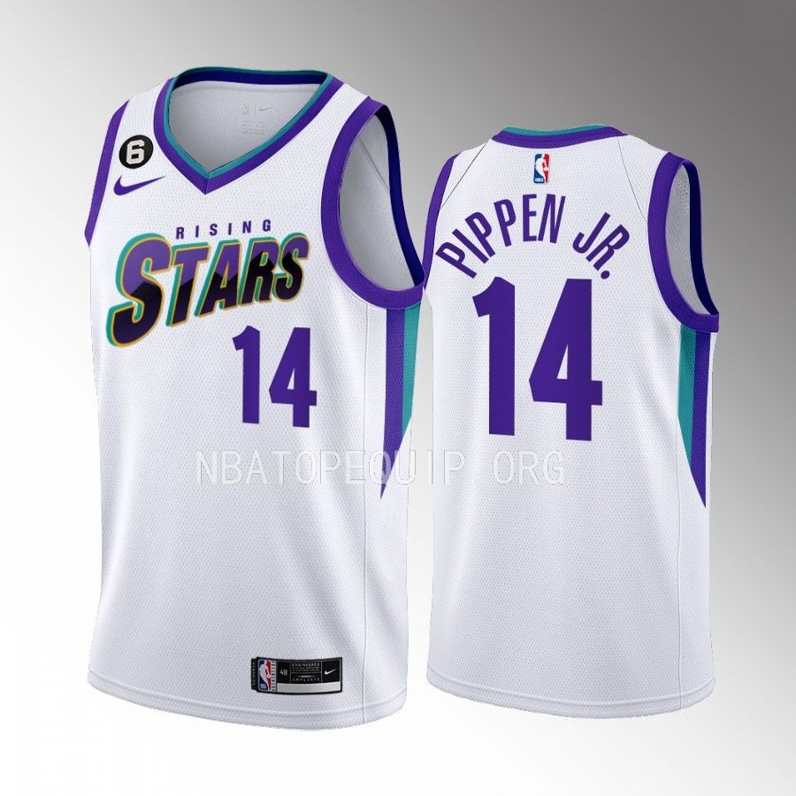 Scotty Pippen Jr. Rising Stars White Jersey Los Angeles Lakers #14
