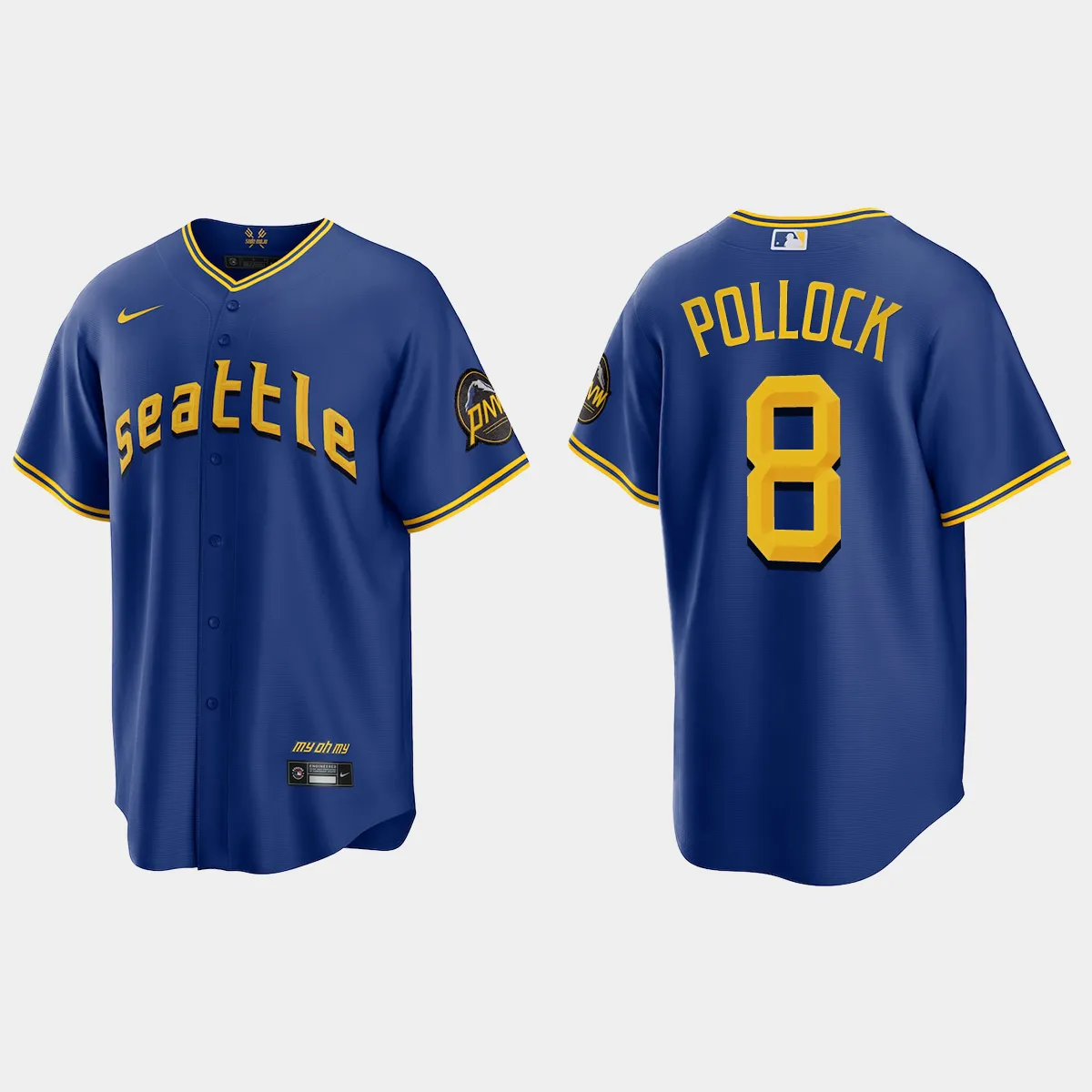 Seattle Mariners AJ Pollock City Connect Jersey - Royal