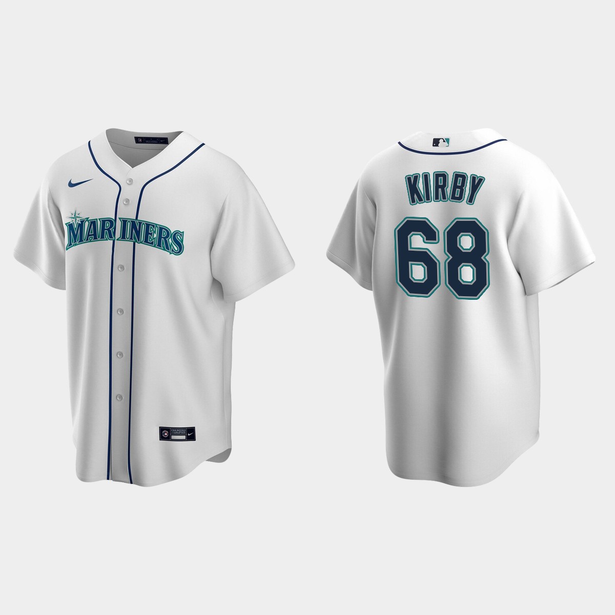 Seattle Mariners George Kirby Home Jersey - White