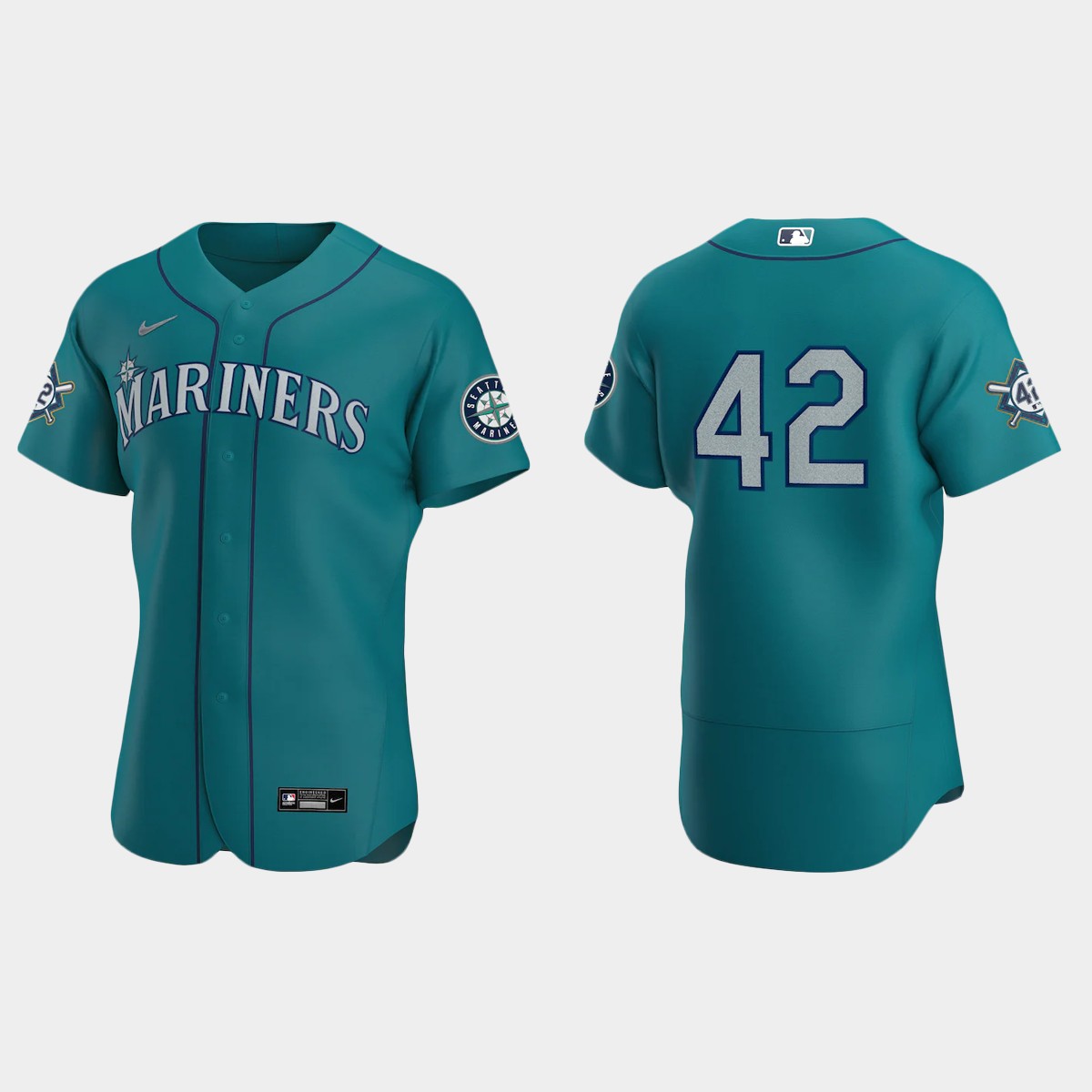 Seattle Mariners Jackie Robinson Day Jersey - Aqua