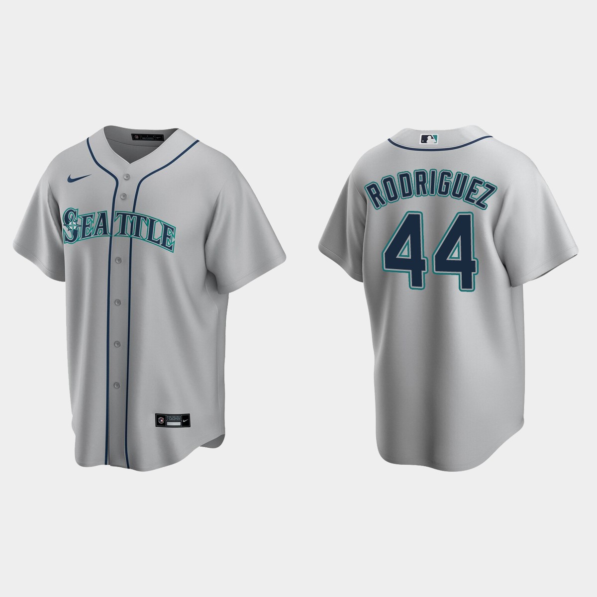 Seattle Mariners Julio Rodriguez Road Jersey - Gray