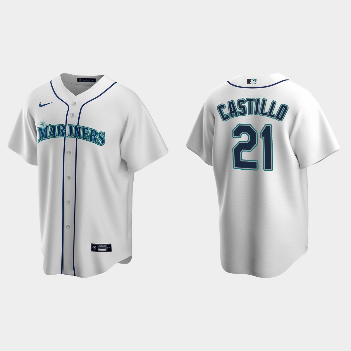 Seattle Mariners Luis Castillo Home Jersey - White