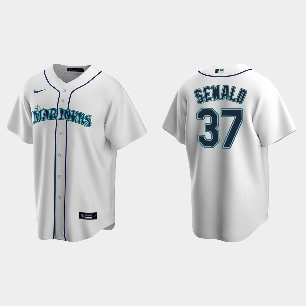 Seattle Mariners Paul Sewald Home Jersey - White