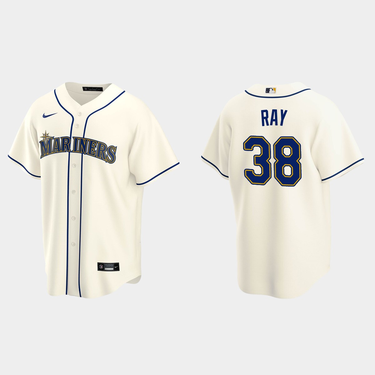 Seattle Mariners Robbie Ray Alternate Jersey - Cream