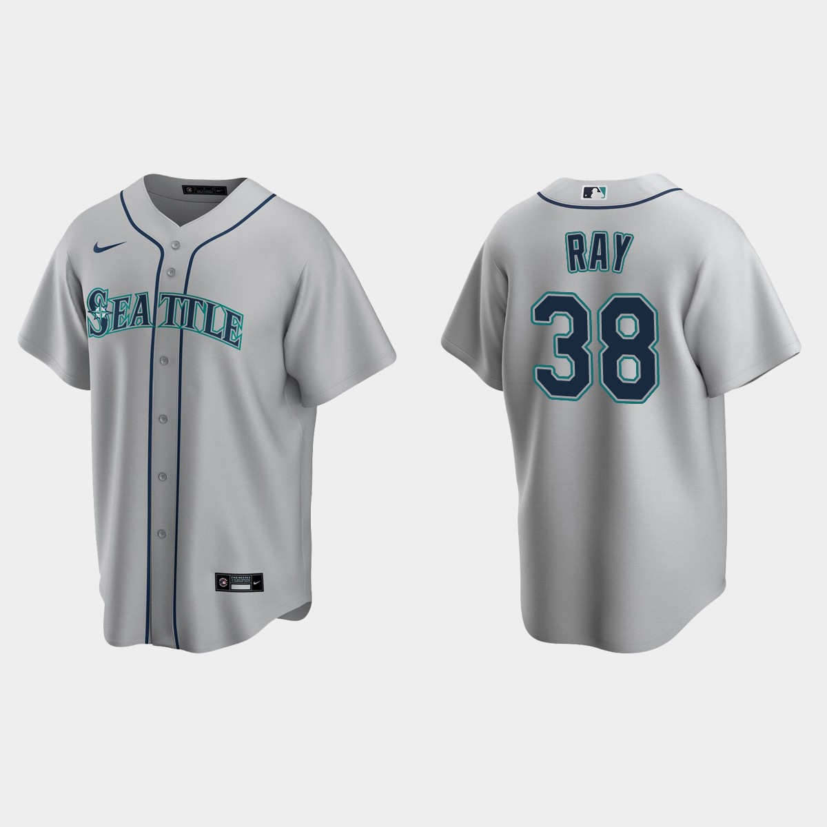 Seattle Mariners Robbie Ray Road Jersey - Gray