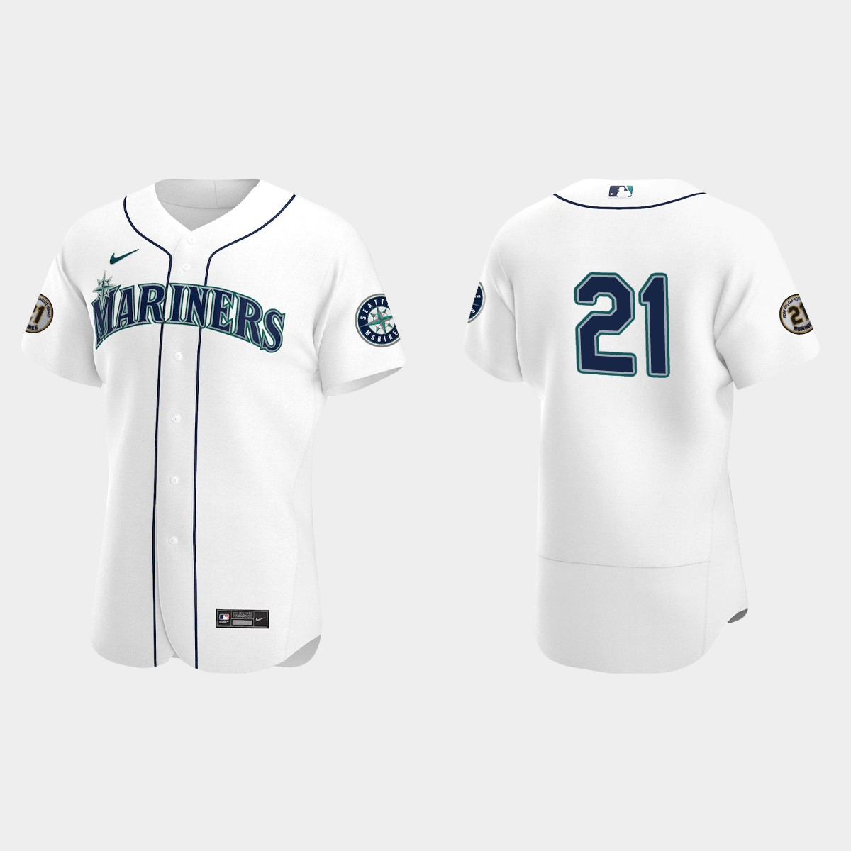 Seattle Mariners Roberto Clemente Day Jersey - White