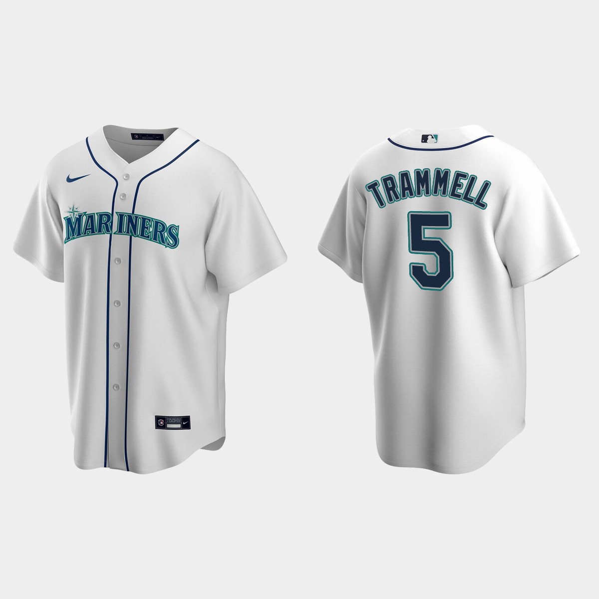 Seattle Mariners Taylor Trammell Home Jersey - White
