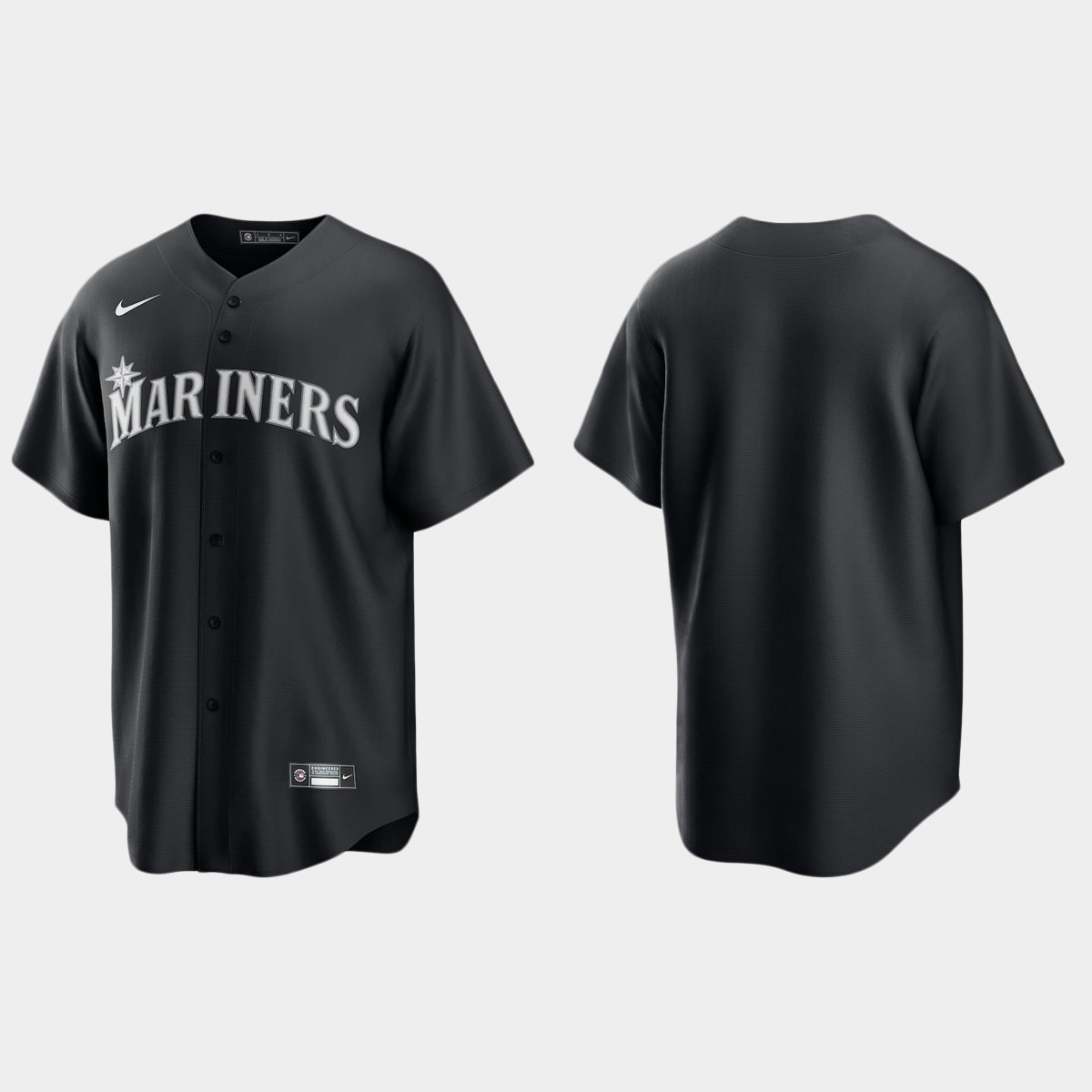 Seattle Mariners Team Jersey - Black White