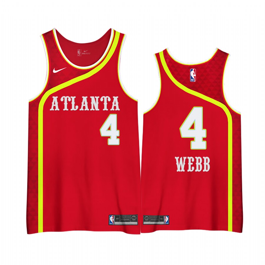 Spud Webb Atlanta Hawks City Edition 3.0 Jerseys Shirts