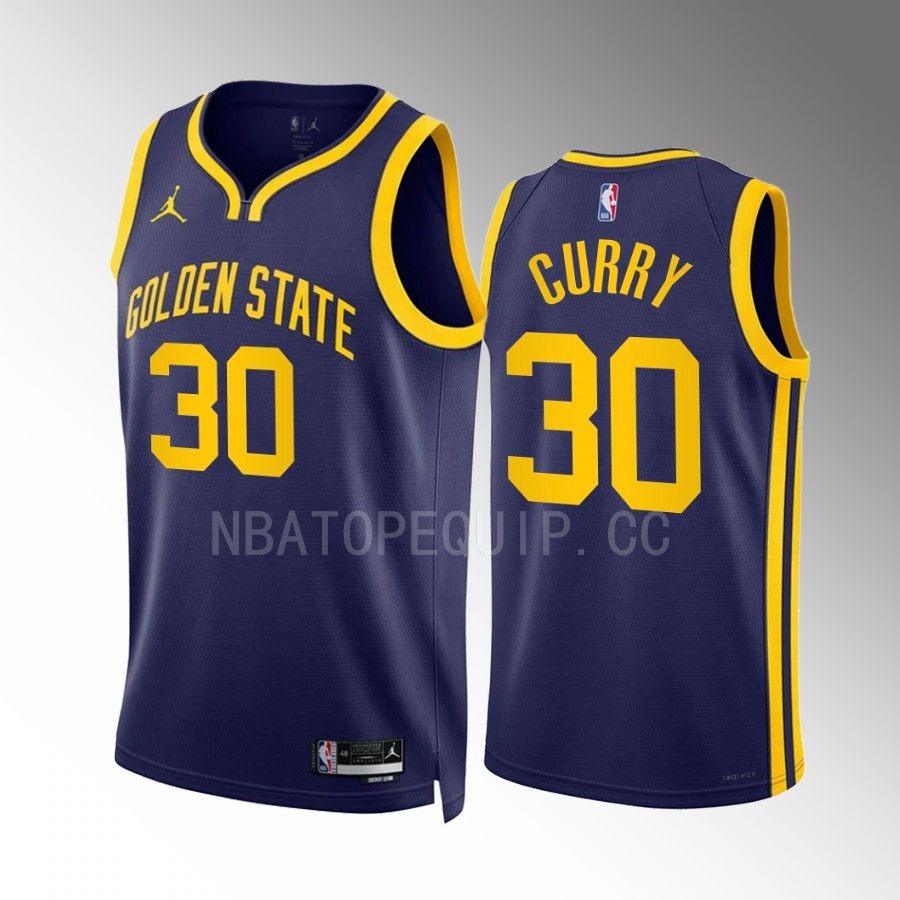 Stephen Curry Golden State Warriors Navy #30 Statement Edition Jersey Swingman