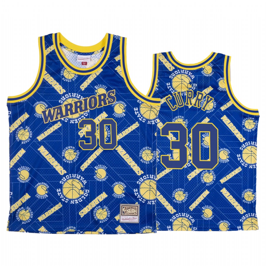 Stephen Curry #30 Golden State Warriors Blue Tear Up Pack Jersey