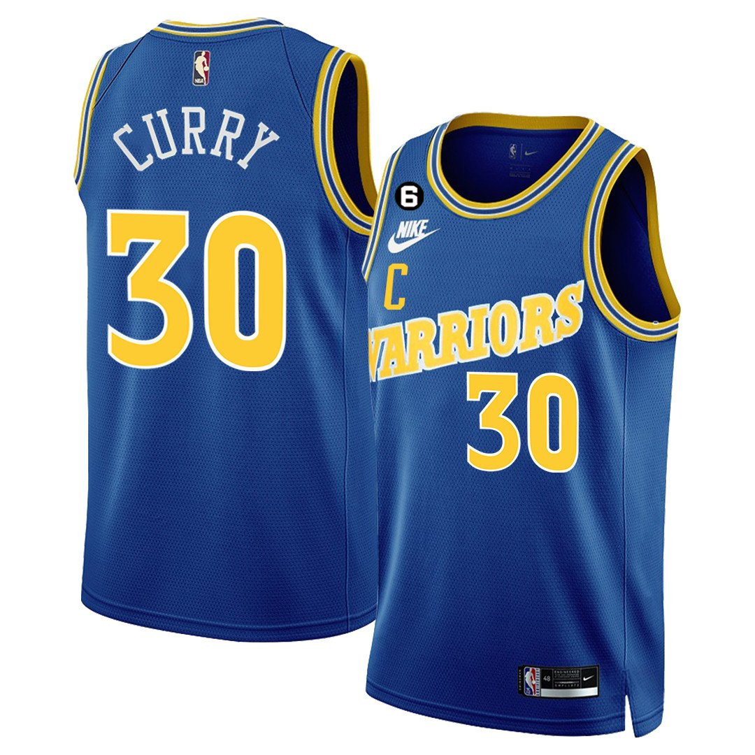 Stephen Curry Men's Golden State Warriors Collection Classic Jersey - All Stitched