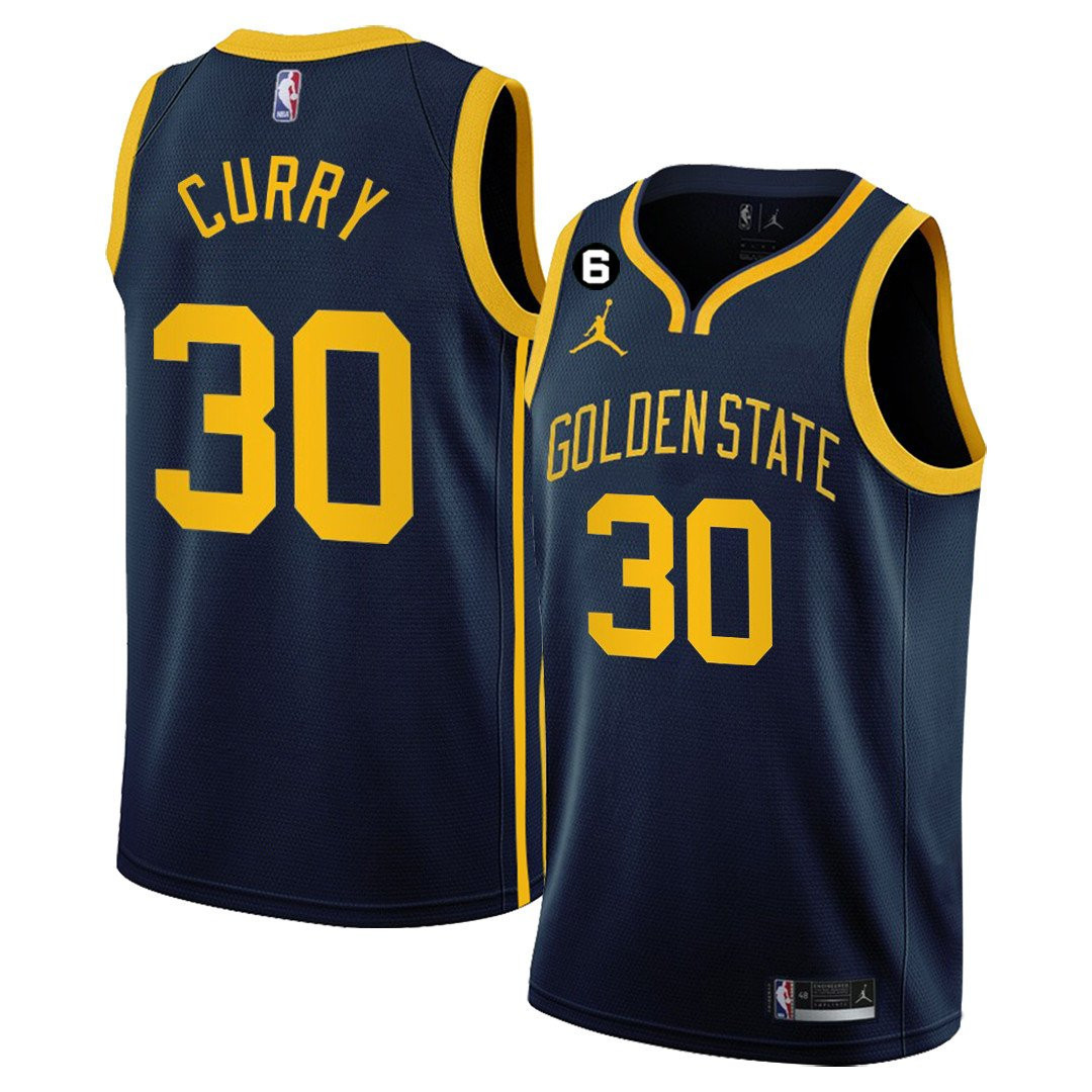 Stephen Curry Men's Golden State Warriors Collection Statement Jersey - All Stitched