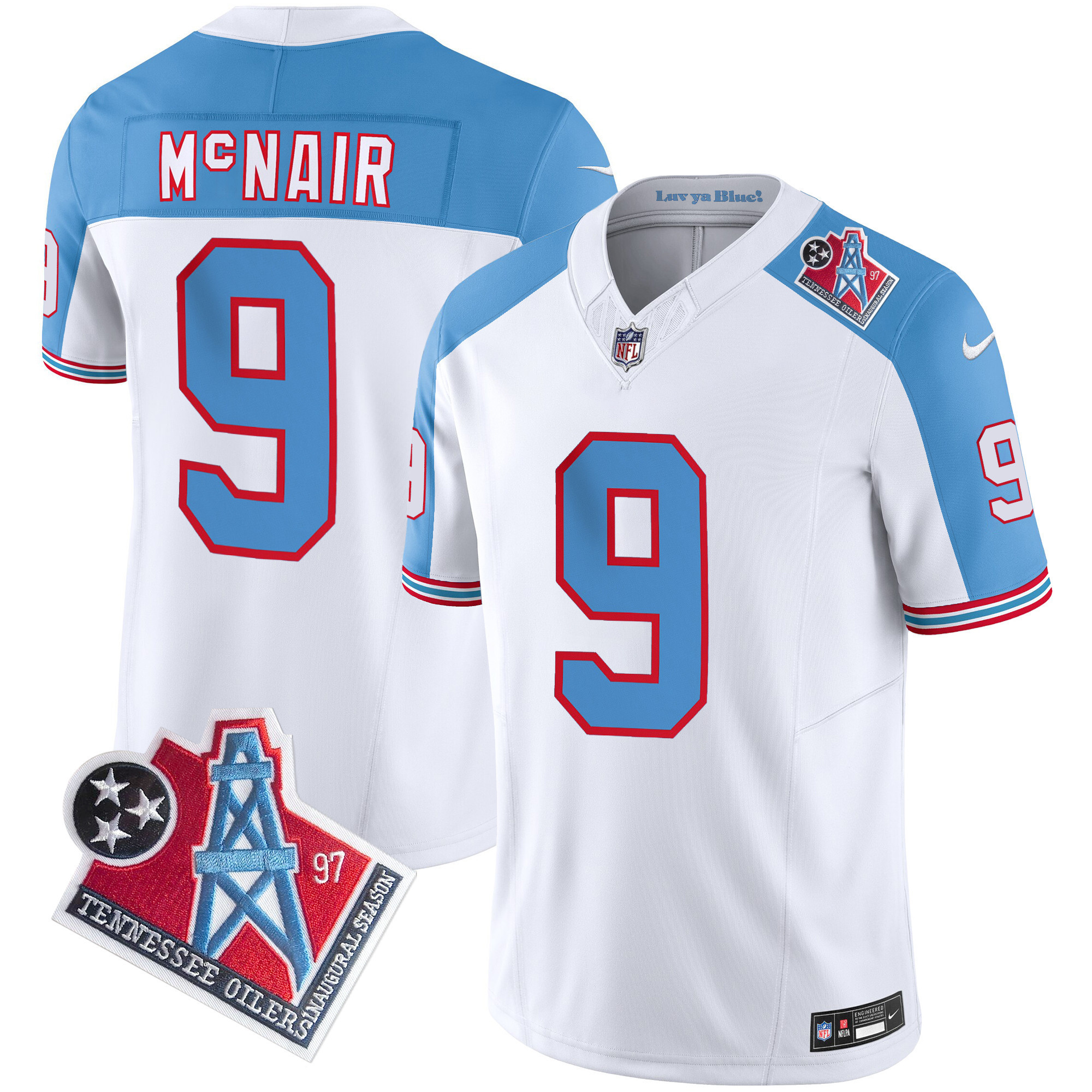 Steve Mcnair Tennessee Titans 1997 Throwback White Alternate Limited Vapor Jersey
