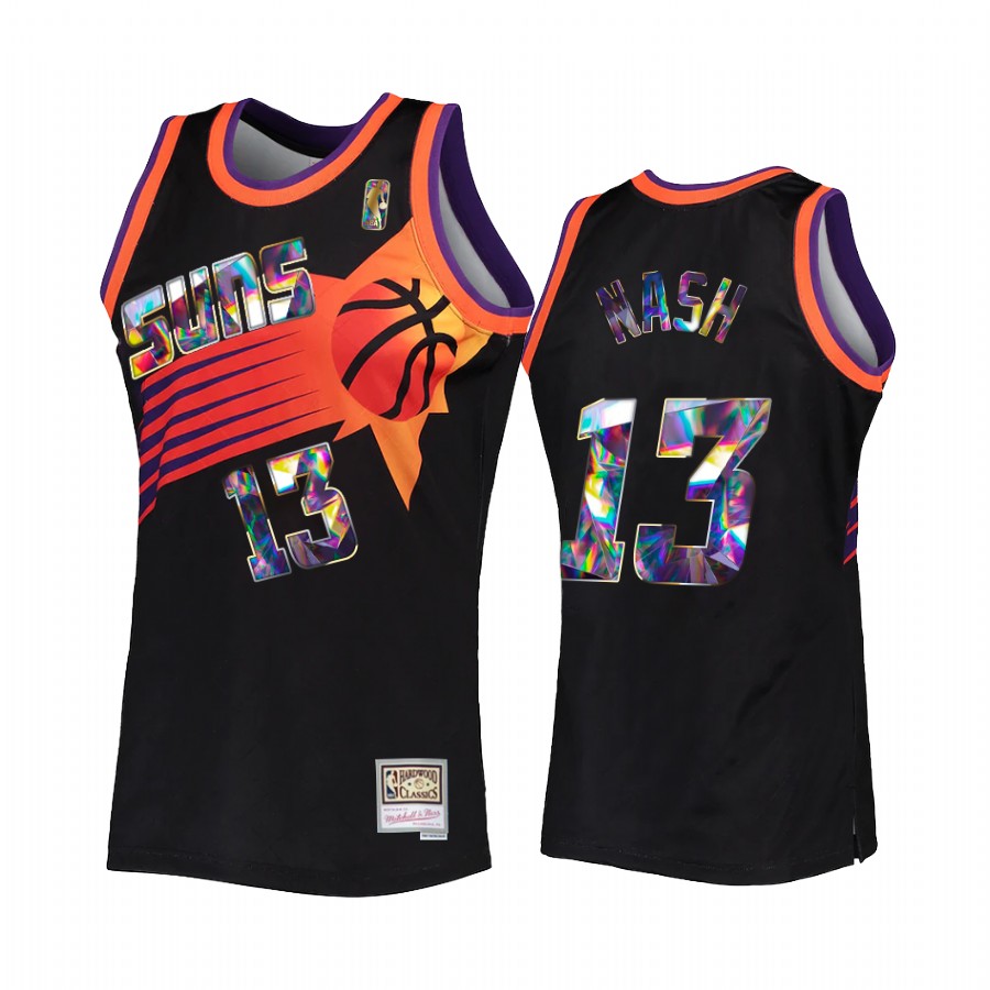 Steve Nash #13 Phoenix Suns 75th Anniversary Diamond Jersey Black