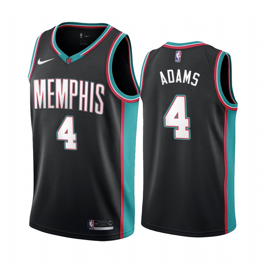 Steven Adams Memphis Grizzlies  Classic Edition Black #4 Jersey