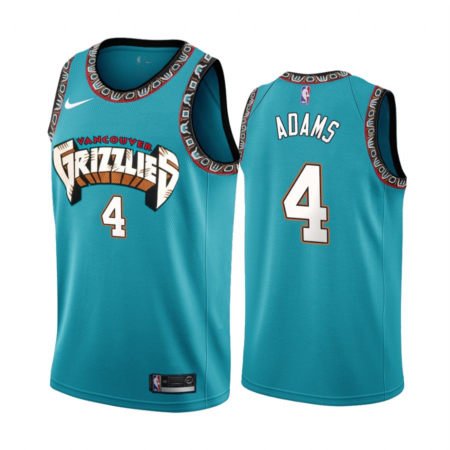 Steven Adams Memphis Grizzlies  Classic Edition Teal #4 Jersey