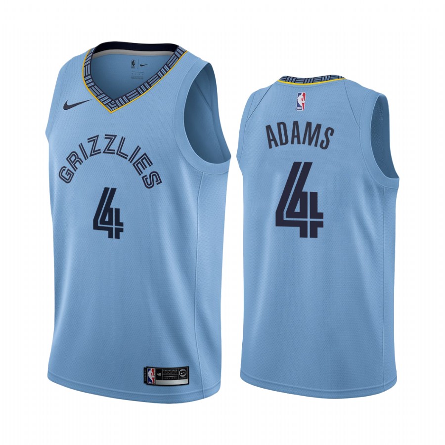 Steven Adams Memphis Grizzlies  Statement Edition Blue #4 Jersey