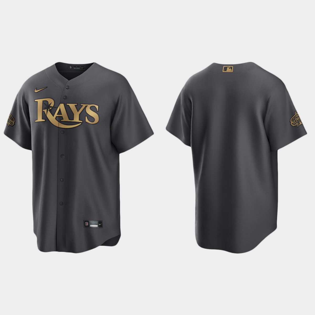 Tampa Bay Rays All-Star Game Jersey - Charcoal