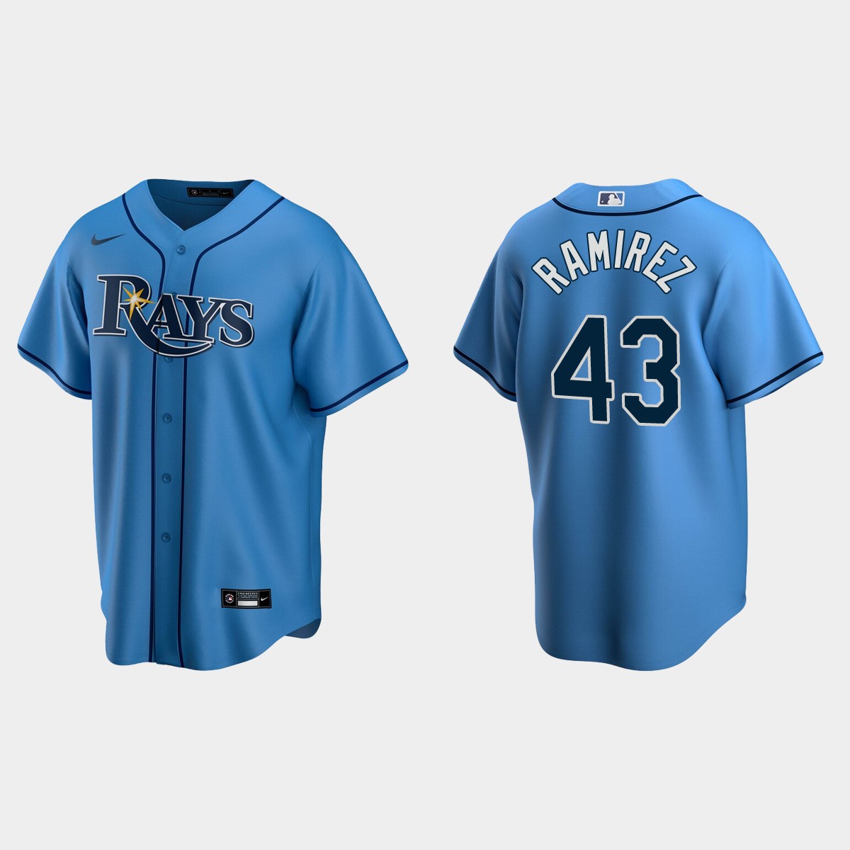 Tampa Bay Rays Harold Ramirez Alternate Jersey - Light Blue