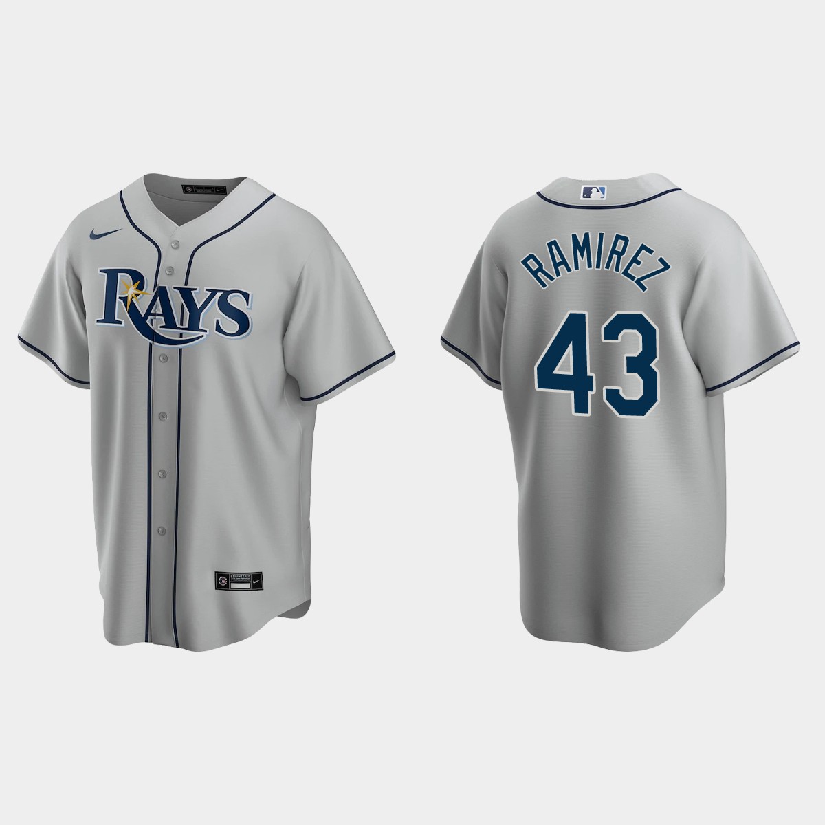 Tampa Bay Rays Harold Ramirez Road Jersey - Gray