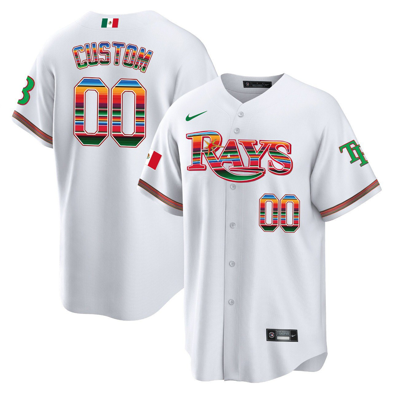 Tampa Bay Rays Hispanic Heritage Night White Jersey