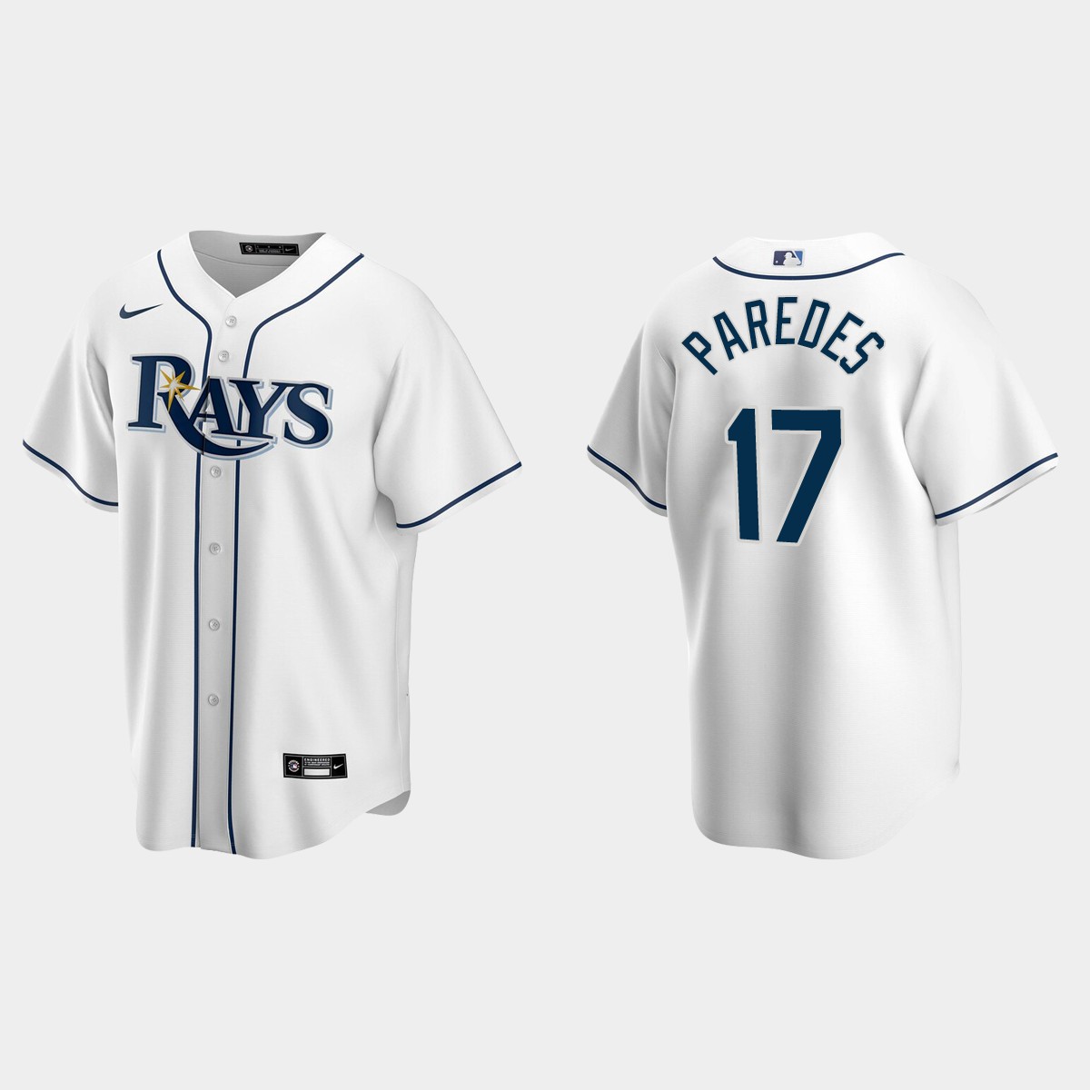 Tampa Bay Rays Isaac Paredes Home Jersey - White