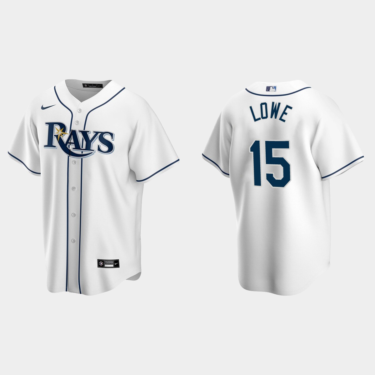 Tampa Bay Rays Josh Lowe Home Jersey - White