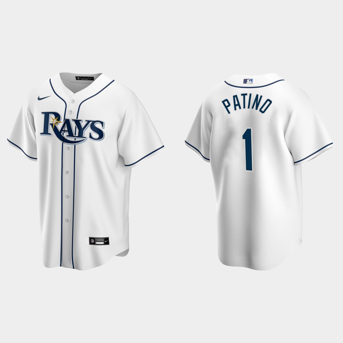 Tampa Bay Rays Luis Patino Home Jersey - White