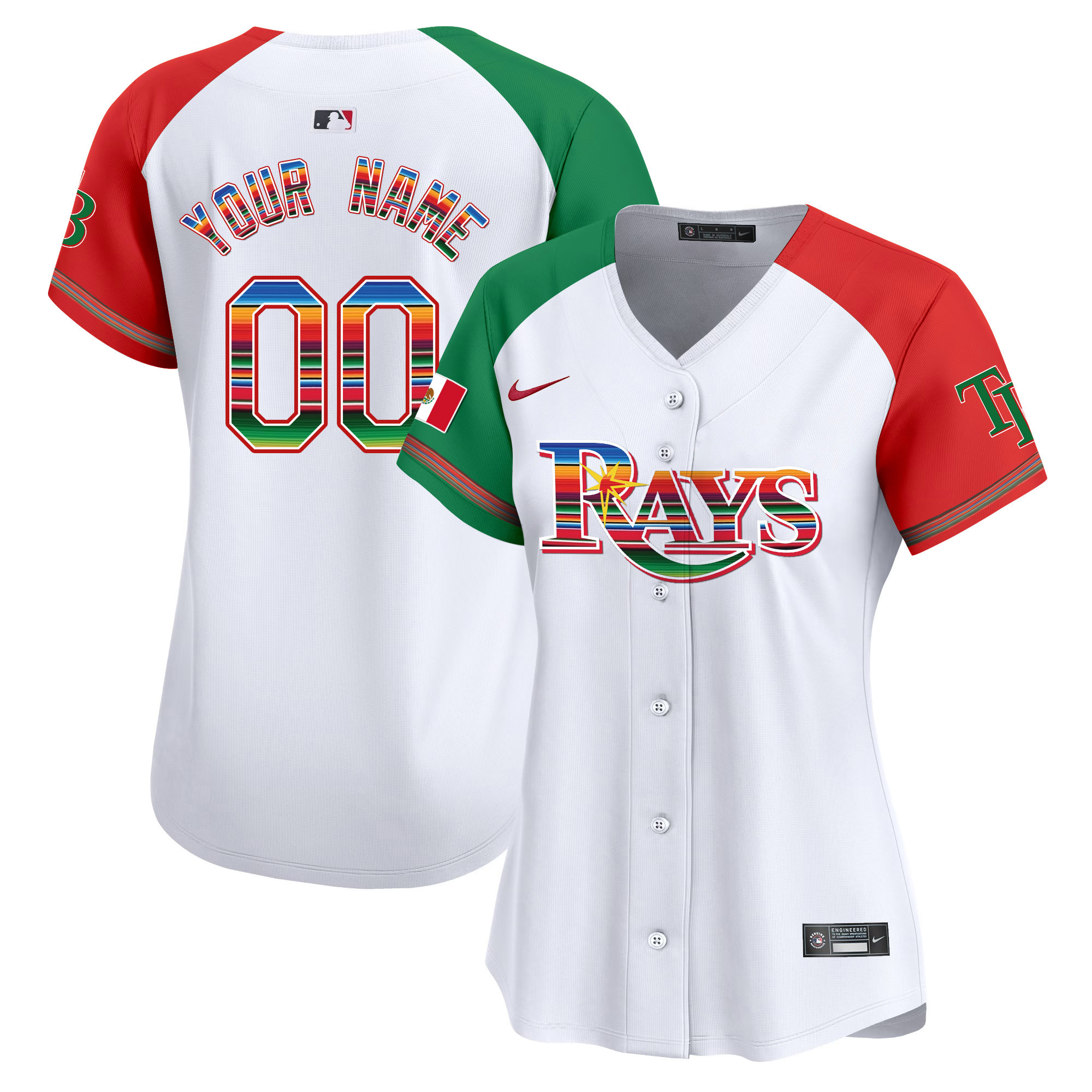 Tampa Bay Rays Mexico Vapor Premier Limited Custom Alternate Jersey