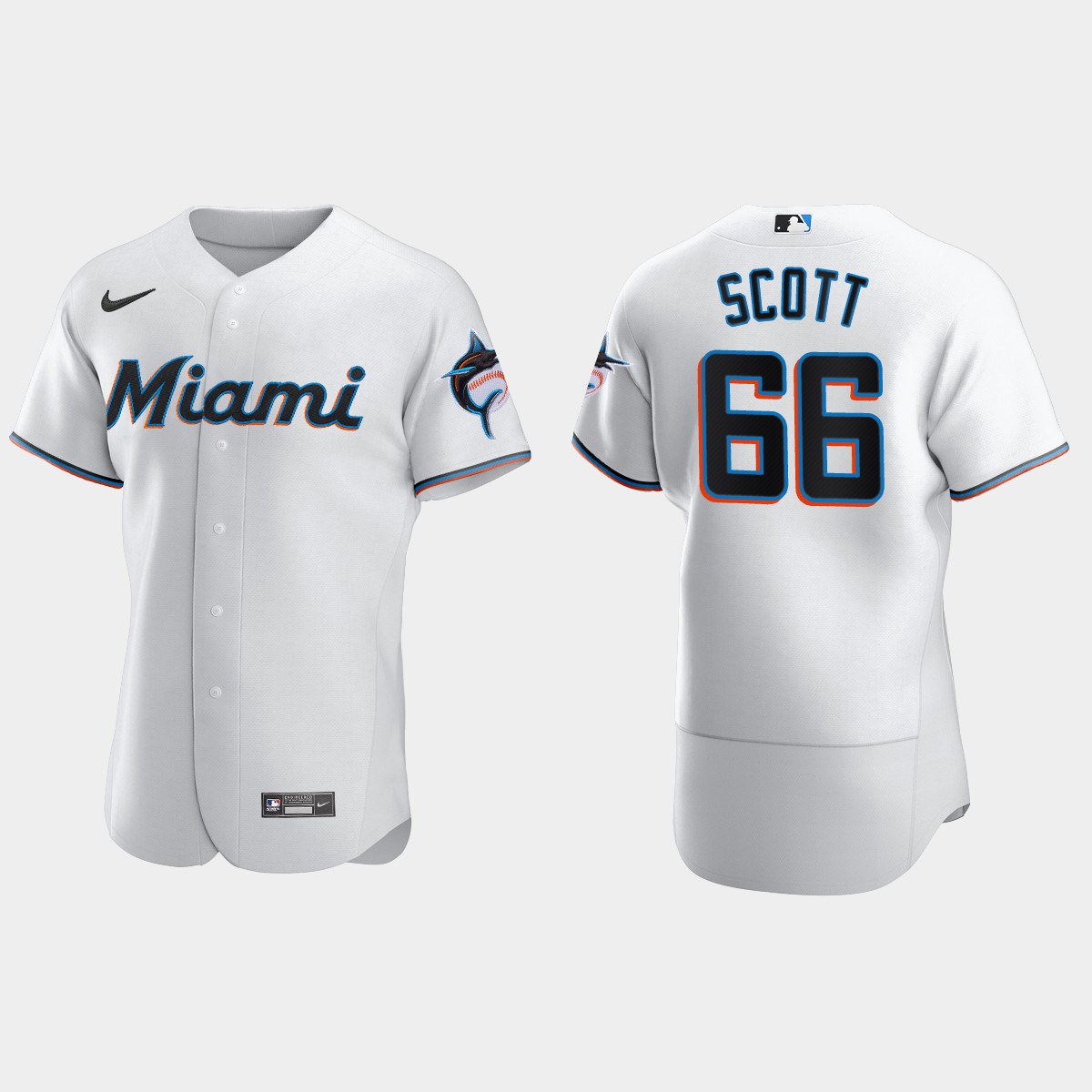 Tanner Scott Miami Marlins Home Jersey - White
