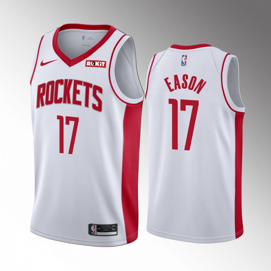 Tari Eason #17 Houston Rockets Association Edition White Jersey